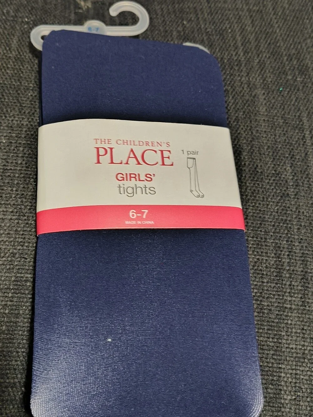 New The Children's Place Girls' Navy Blue Tights